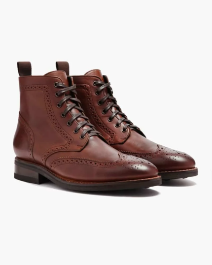 Vantoroshoe Men’s High Top Leather Boots